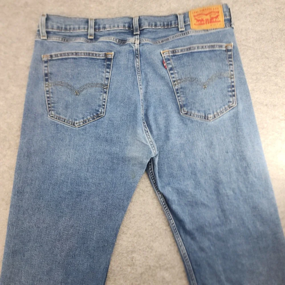 Levi's Size 38x30 | 505 Mens Blue‎ Straight Leg Regular Fit Denim Jeans *FLAW*